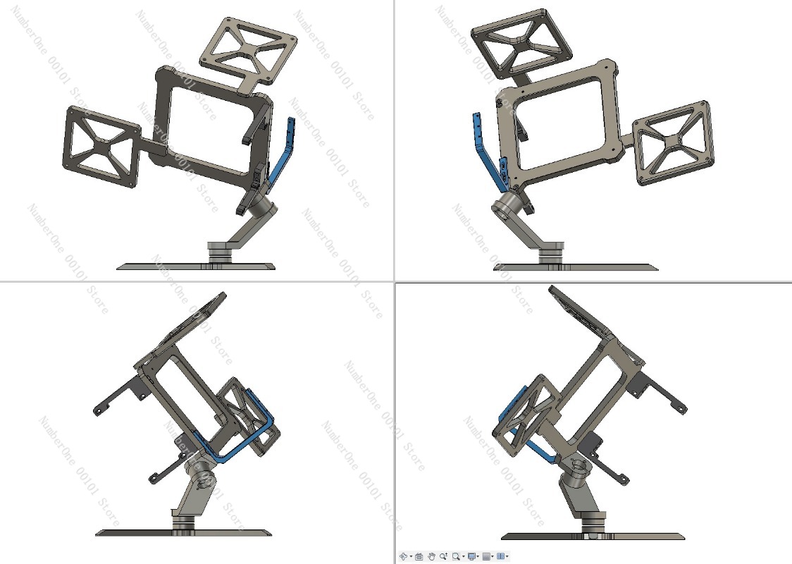 Gimbal Giratorio B30, Caja Abi - Aluminum Open Frame Test Bench Water Cooling reseña y precio